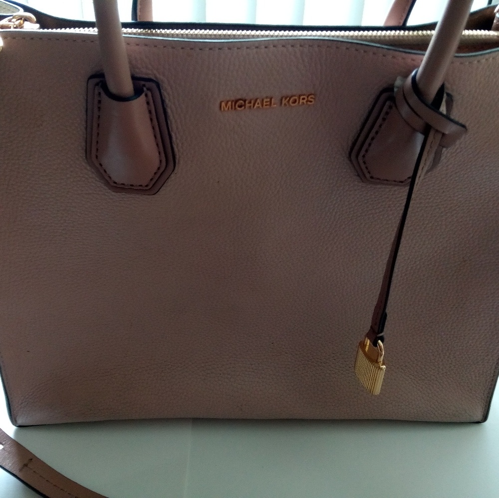 Michael Kors pebbled leather tote bag